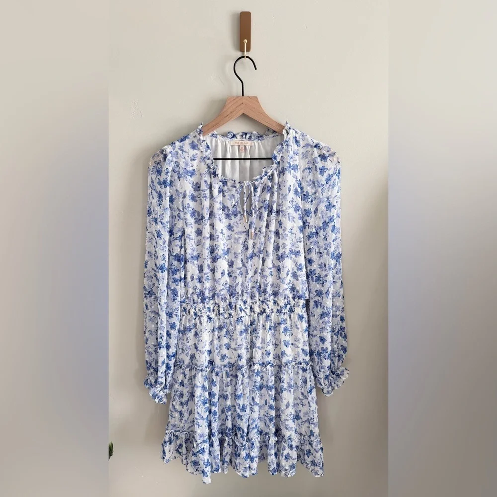 Skies Are Blue Floral Mini Dress